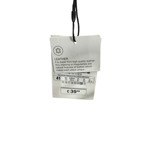 ZARA HOME Black Suede Leather Double Buckle Strap Slides Sandals Size 10 NWT - Picture 6 of 8